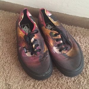 Vans authentic- black floral